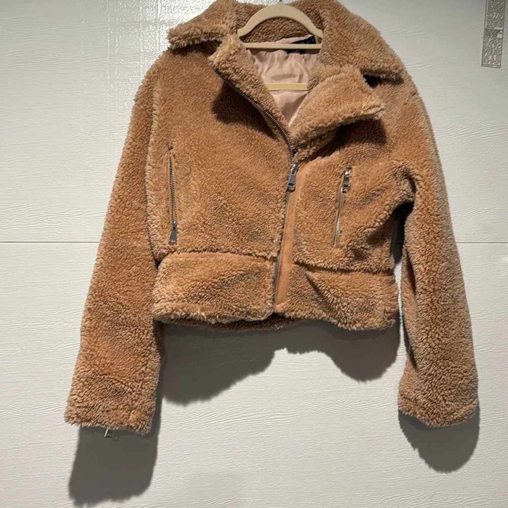Shaci Moto Teddy Coat